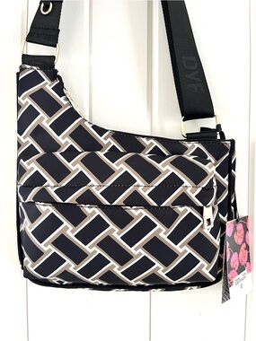 Diane von Furstenberg Vintage Weave Utility Crossbody Bag, NWT